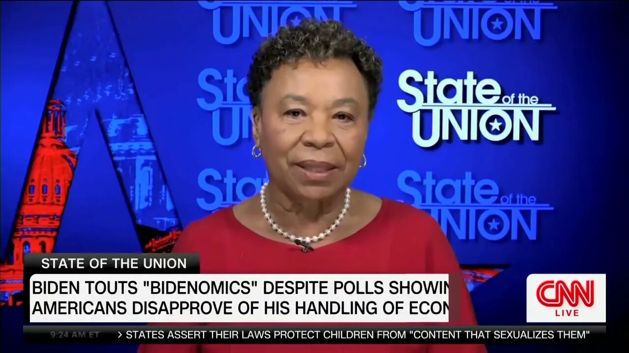 California Democrat Rep. Barbara Lee Nukes "Bidenomics": "The Cost Of Living Is So High"