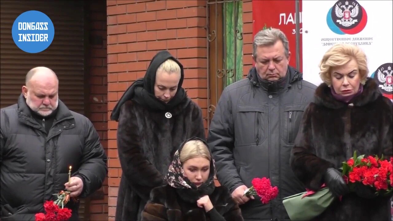 Donetsk – Cérémonie commémorative dédiée aux victimes du bombardement du 22 janvier 2015