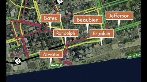 Here are the road closures, traffic restrictions for the Detroit Grand Prix