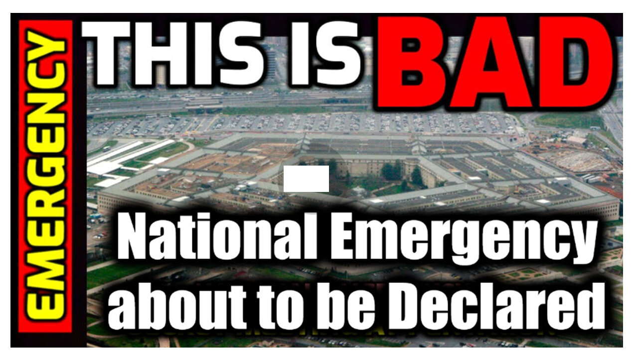 ALERT: National Emergency about to be Declared - US Pentagon Officials hold Secret Meeting