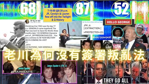 1963年聖誕節，77位將軍走到一起，拯救世界的計劃從此誕生；為何老川在2020年沒有簽署叛亂法？老川現在夏延山太空司令部指揮對陰言某集團作戰