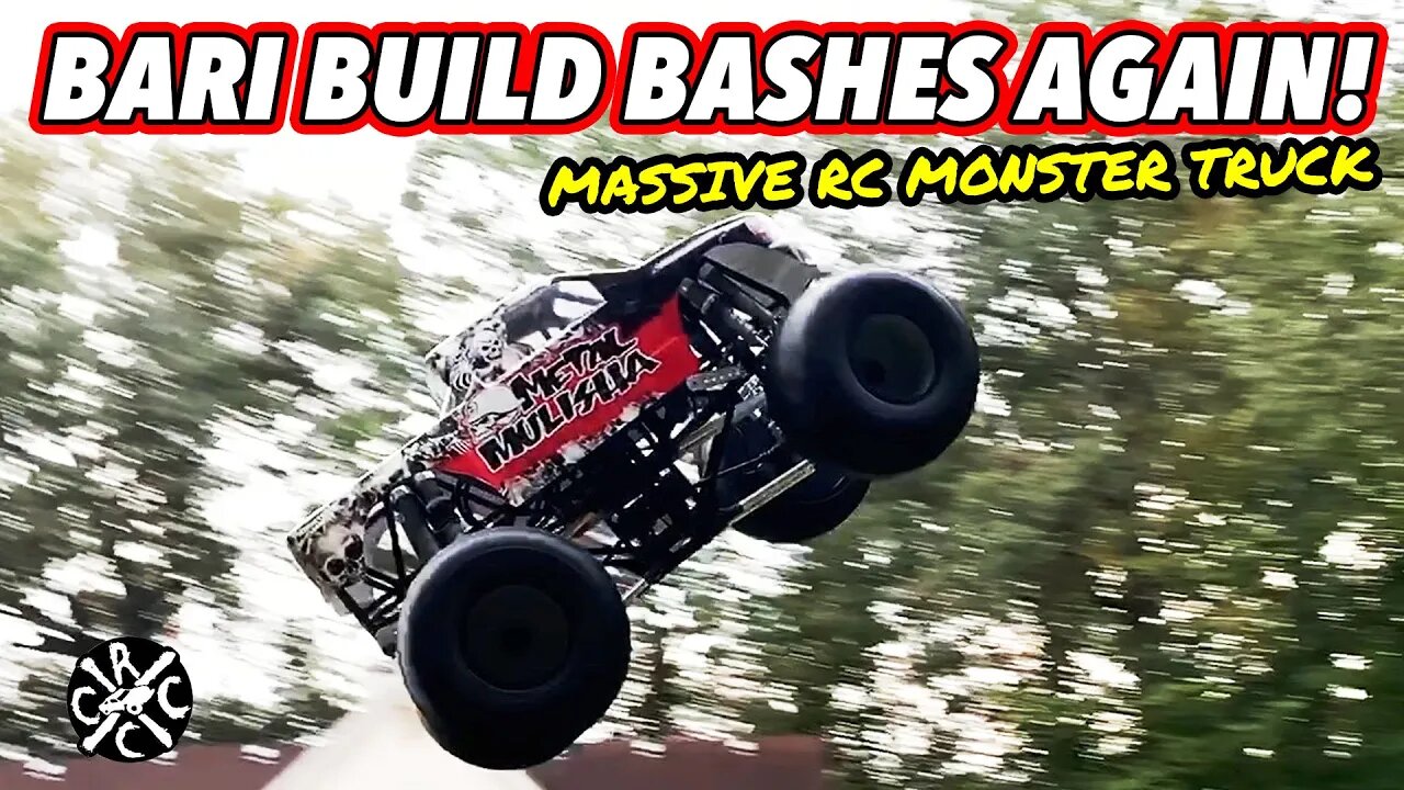 The Bari Builds Massive Electric RC Monster Truck Is Bashing Again!!!