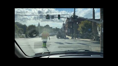 TRAFFIC ON WASHINGTON STREET WOW! SEPTEMBER 9 2021