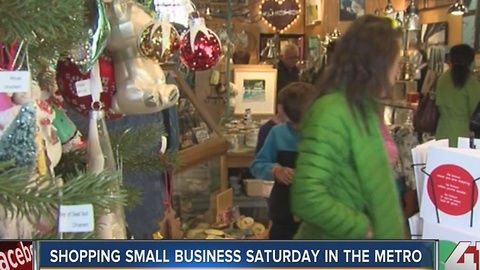 Shopping small business Saturday in the metro