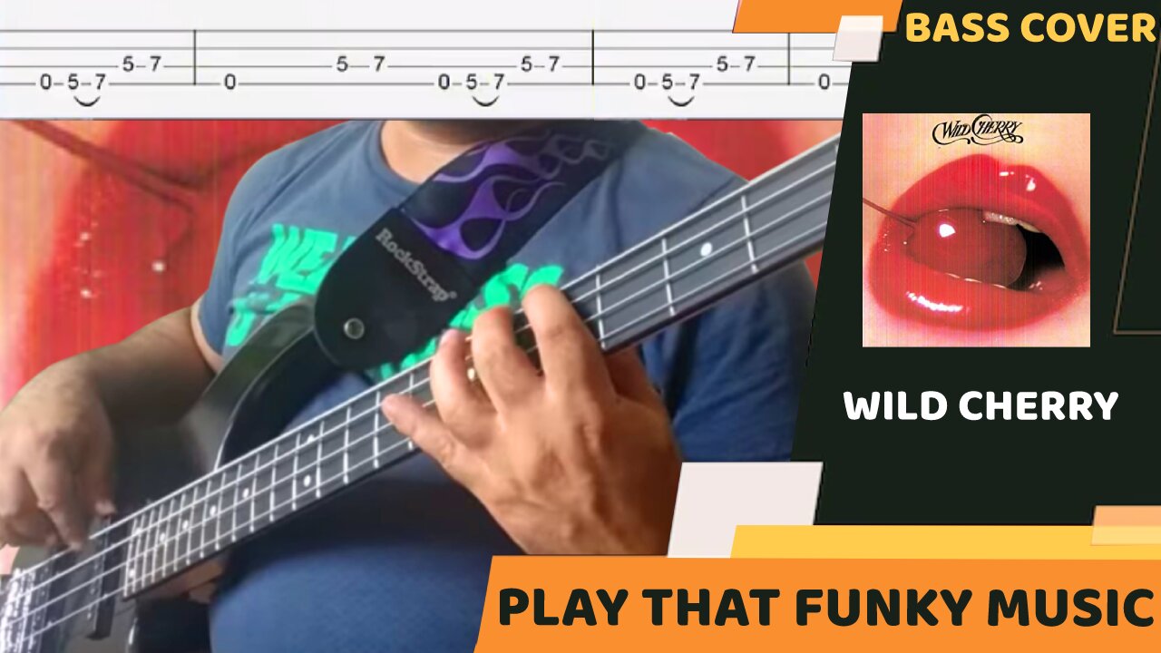 Wild Cherry - Play That Funky Music - Bass Cover & Tabs