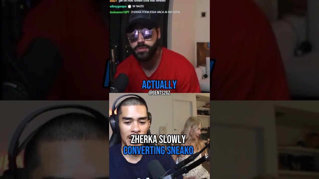 💥Zherka Slowly CONVERTING Sneako 👀@JonZherka #shorts