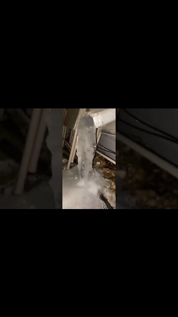 Ice Covered Gutter Falls Off Fail! #MegaFails