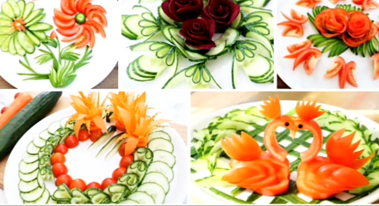 Beautiful salad decoration