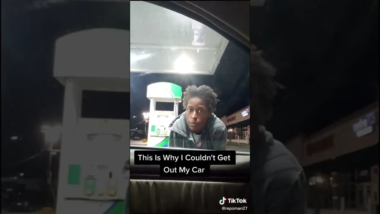 Crazy Guy At Gas Station Can’t Stop Spitting I TikTok I @repoman27