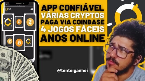 💲 CRYPTO SENSE - Ganhe pontos, troque por Crypto e receba via COINBASE 💲