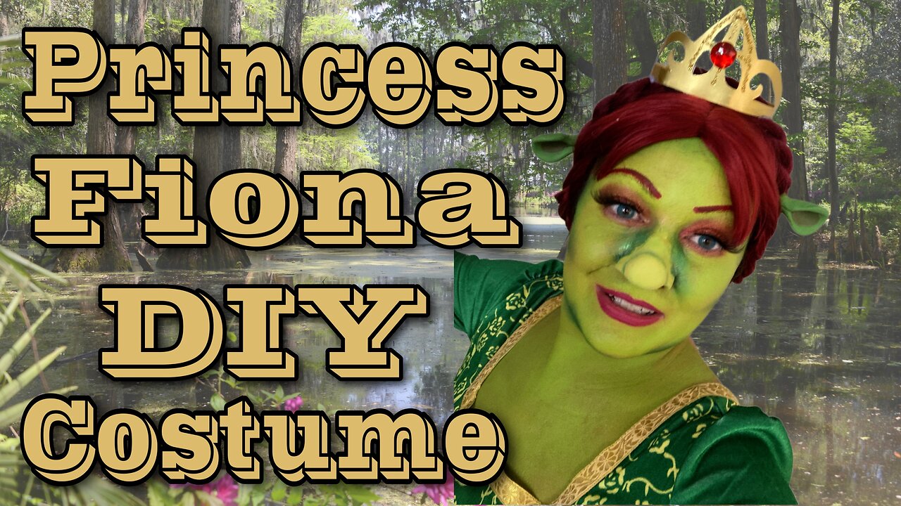 Princess Fiona costume and make-up tutorial. This is Cal O'Ween !