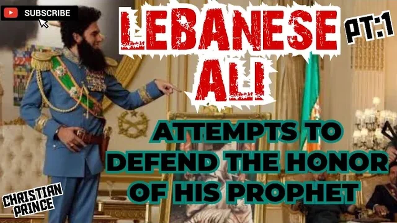 🔥DEBATE: LEBANESE Ali Attempts To Defend The Honor Of His Prophet | Christian Prince (PT:1)