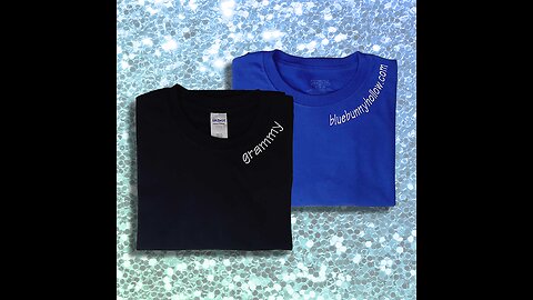 Embroidering on a curved neckline