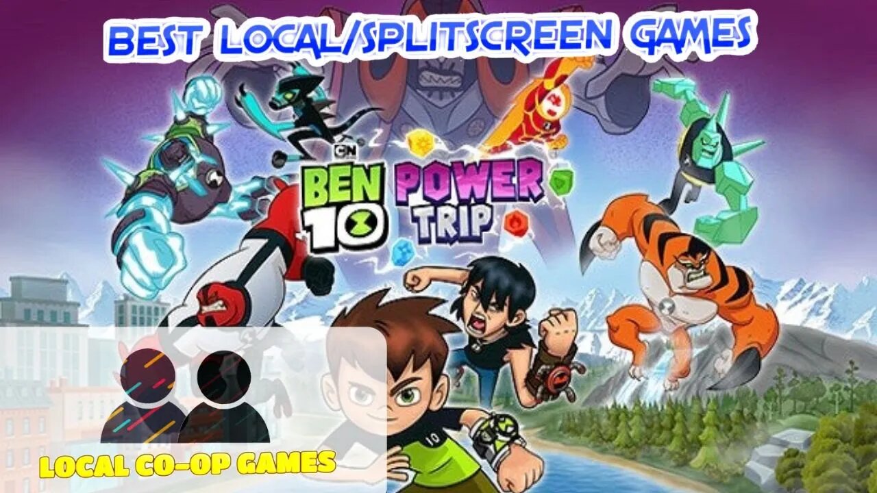 Ben 10 Power Trip - How to Play Splitscreen (Gameplay)