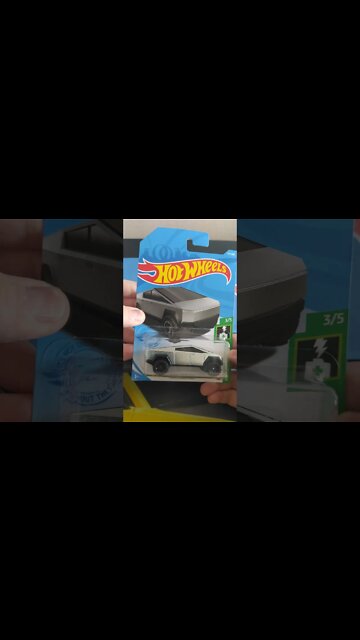 Hot Wheels Tesla Cybertruck Essa miniatura veio para mudar os conceitos #shorts