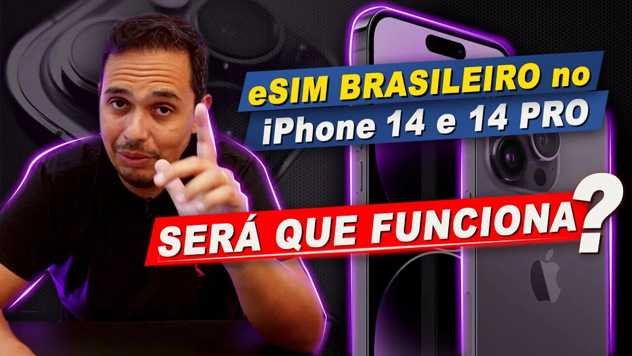 eSim da Vivo, Tim e Claro funcionam no iPhone 14 e iPhone 14 Pro comprado nos EUA? Testei todos!