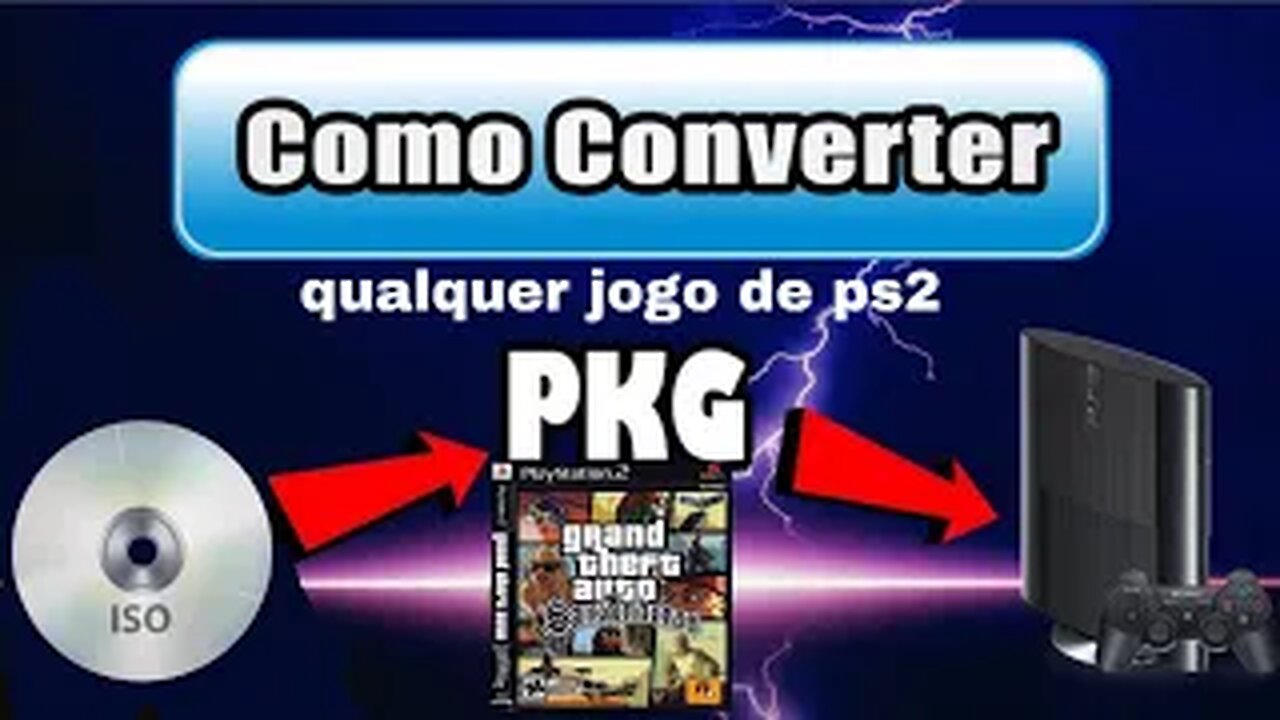 Como Criar PKG De Um Jogo de PS2 Para PS3, e Converte Se Ele Tive Mais Que 4gb