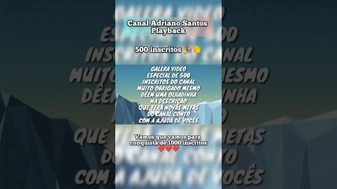 Muito Obrigado pelo os 500 Inscritos🎉🎊👏 Rumo aos Mil inscritos 🔥