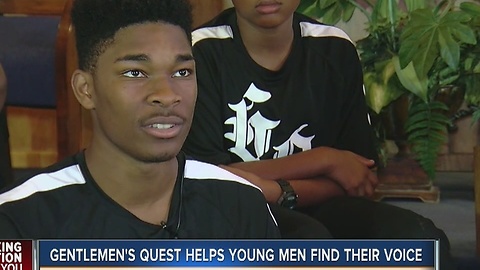 Gentlemen's Quest helps young men find their voice