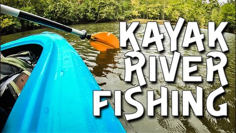Kayak River Fishing (TEN POUNDER!!!)