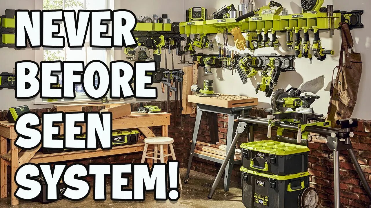 RYOBI Tool Changes the Tool Storage game with NEVER BEFORE SEEN (Ryobi Link System)