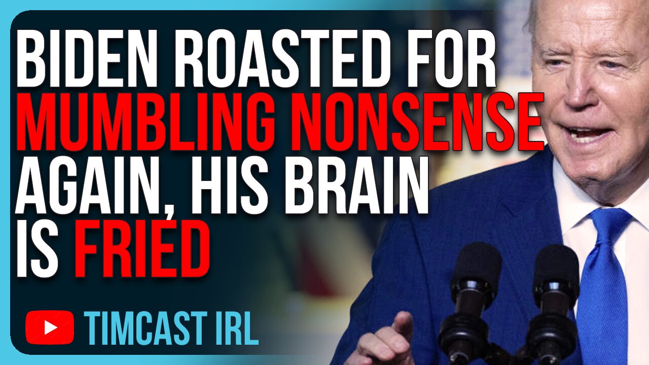 Biden ROASTED For Mumbling Nonsense AGAIN, His Brain Is FRIED