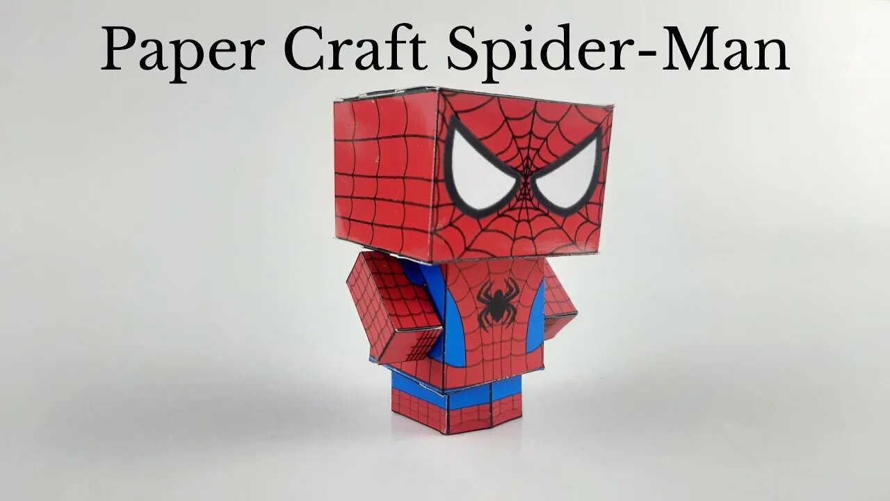 How To Create Papercraft Spider-Man - DIY Paper Crafts