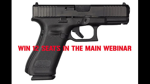 GLOCK G45 MOS 9MM MINI #1 FOR 12 SEATS IN THE MAIN WEBINAR