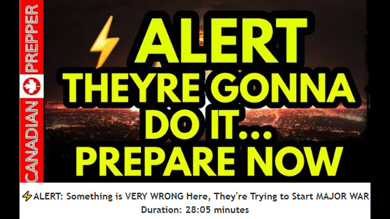 ⚡ALERT: Something is VERY WRONG Here, They're About to Start A MAJOR WAR!
