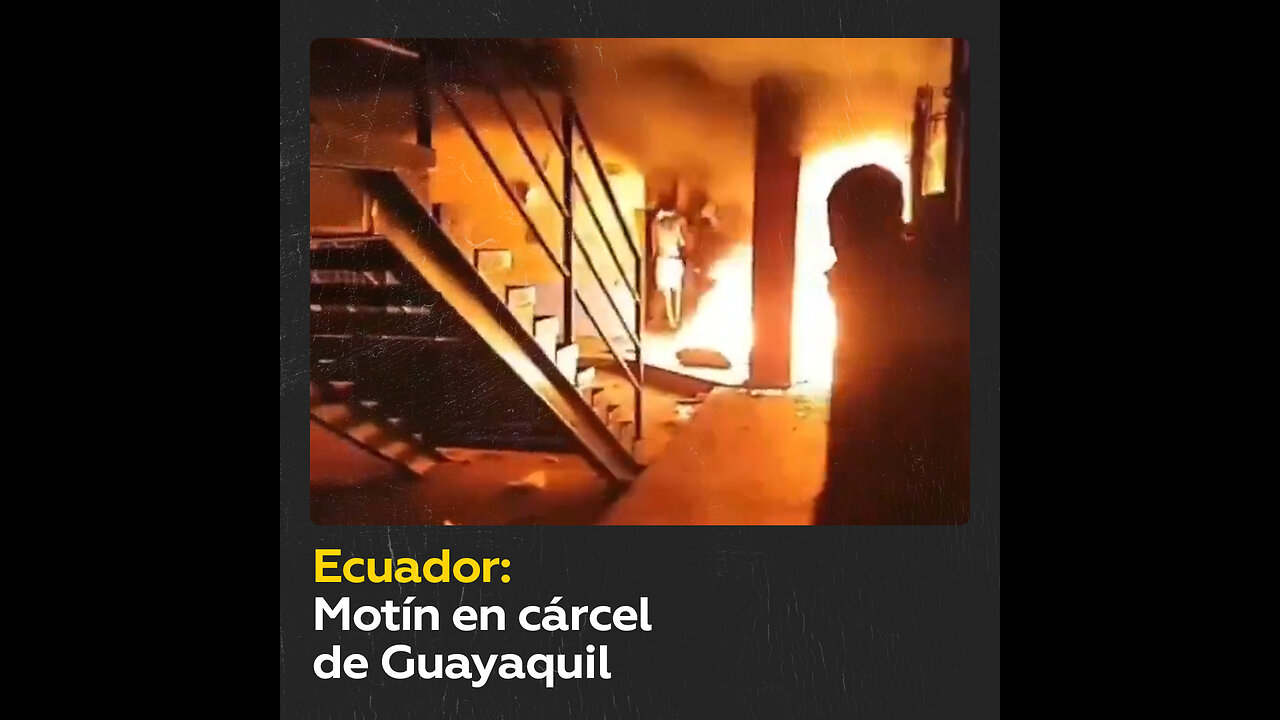 Se amotinan presos en una cárcel ecuatoriana en Guayaquil