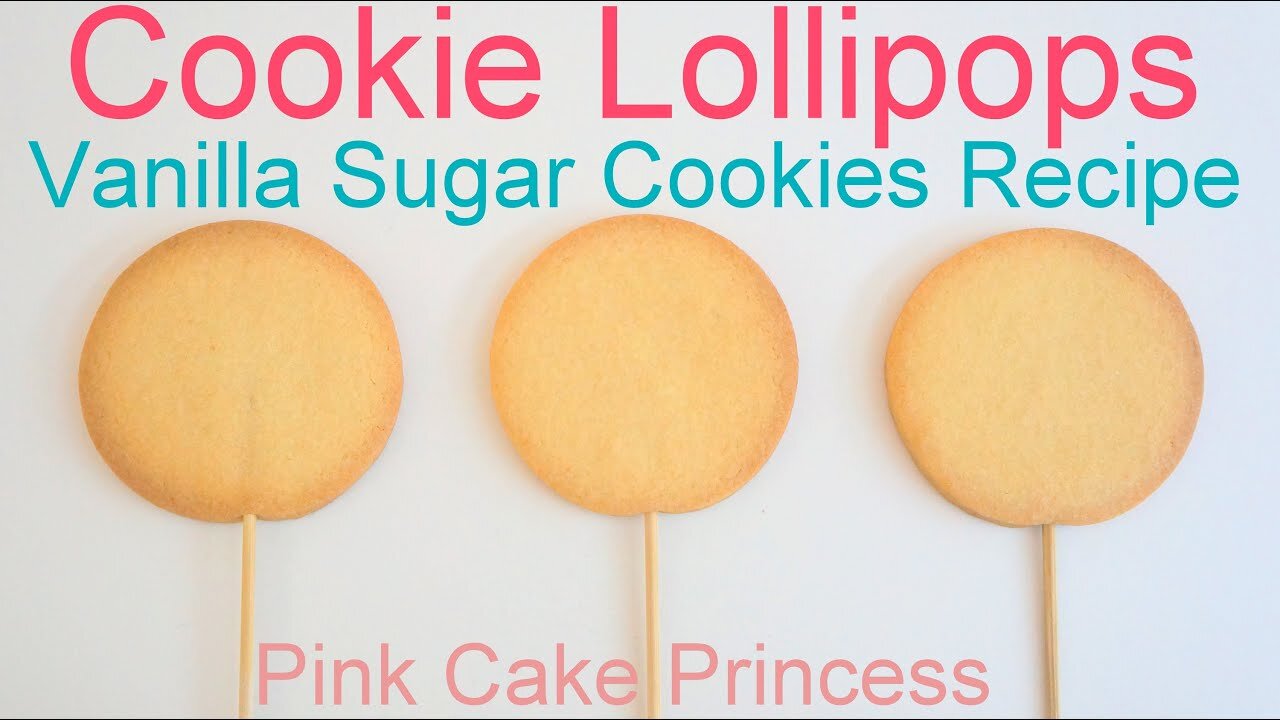 Copycat Recipes Vanilla Sugar Cookies Recipe - How to Bake Cookie Lollipops Cook Recipes food Reci