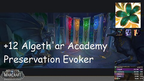 +12 Algeth'ar Academy | Preservation Evoker | Tyrannical | Afflicted | Bolstering | #189