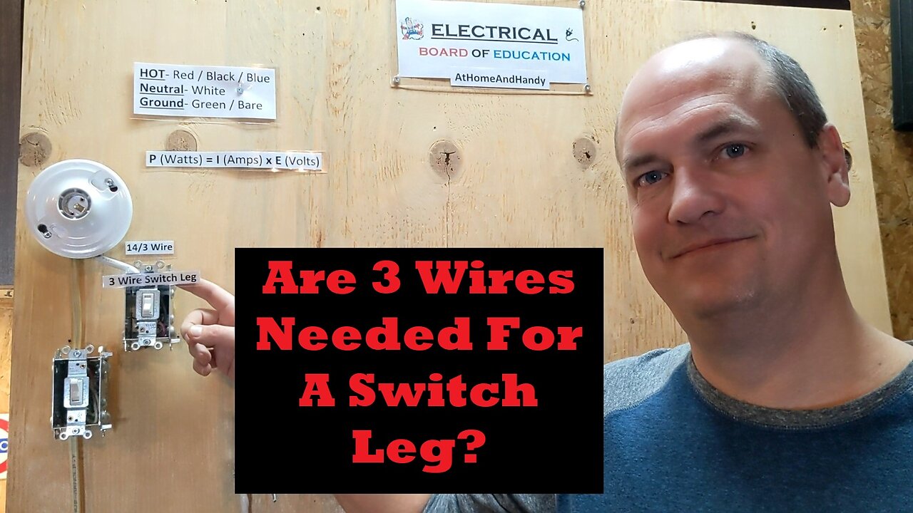 Why you should use 3 Wires For a Switch Leg Explained