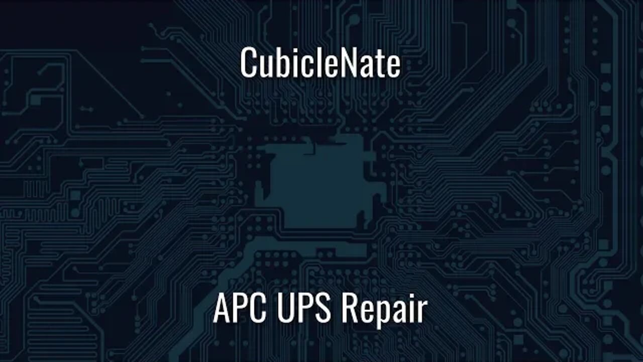 APC Smart-UPS 1500 Battery Replacement (Uninterruptible Power Supply) Repair