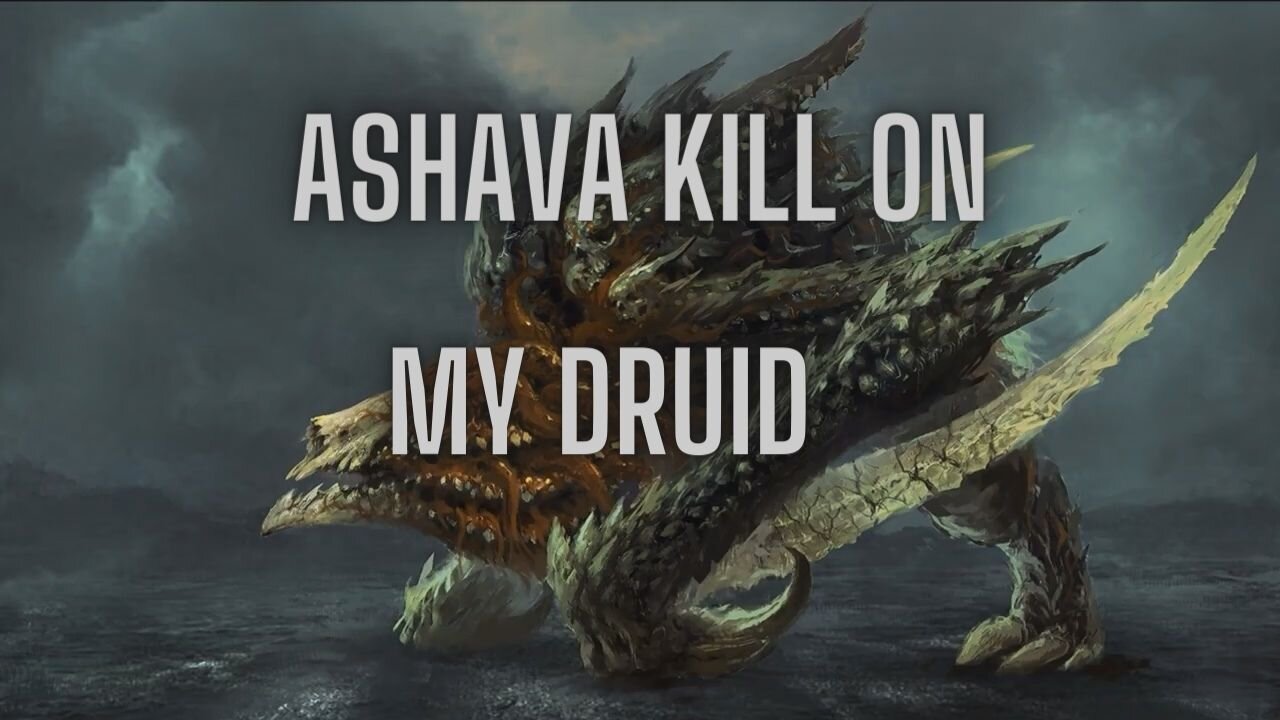 First Ashava Kill On My Druid Pulverize Build, Server Slam