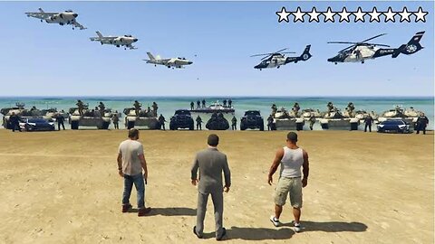 What Happens If U Get 10 Stars in GTA 5 - GTA5 game