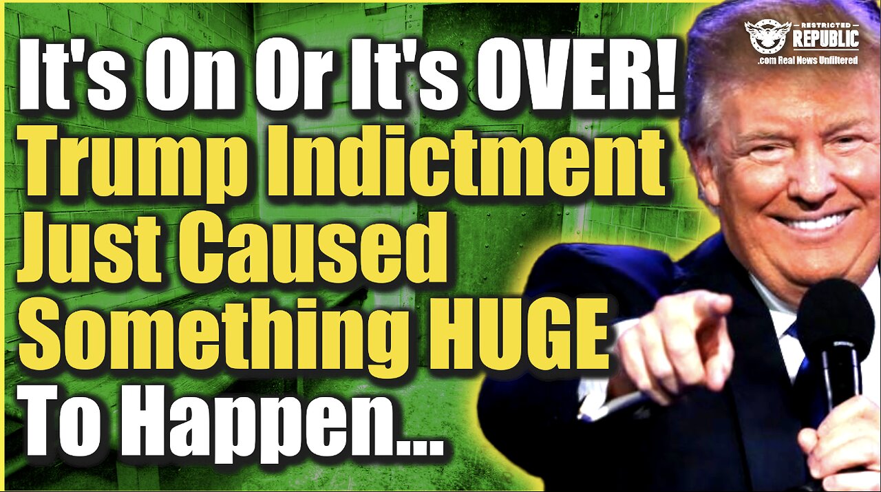 It’s On Or It’s Over…! Trump Indictment Just Caused Something HUGE To Happen…