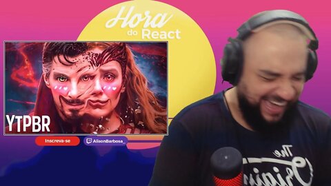 (REACT) DR ESTRANHO LEVA A WANDA PRO MULTIVERSO DA SURUB4 - @Tolezuando