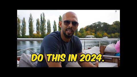 Andrew Tate's IMPORTANT Life Lesson For 2024. 'Escape The Matrix' 2