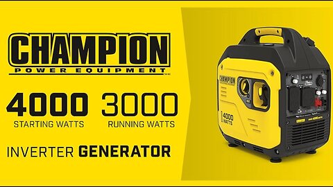 Champion Power Equipment 4000-Watt RV Ready Portable Inverter Generator