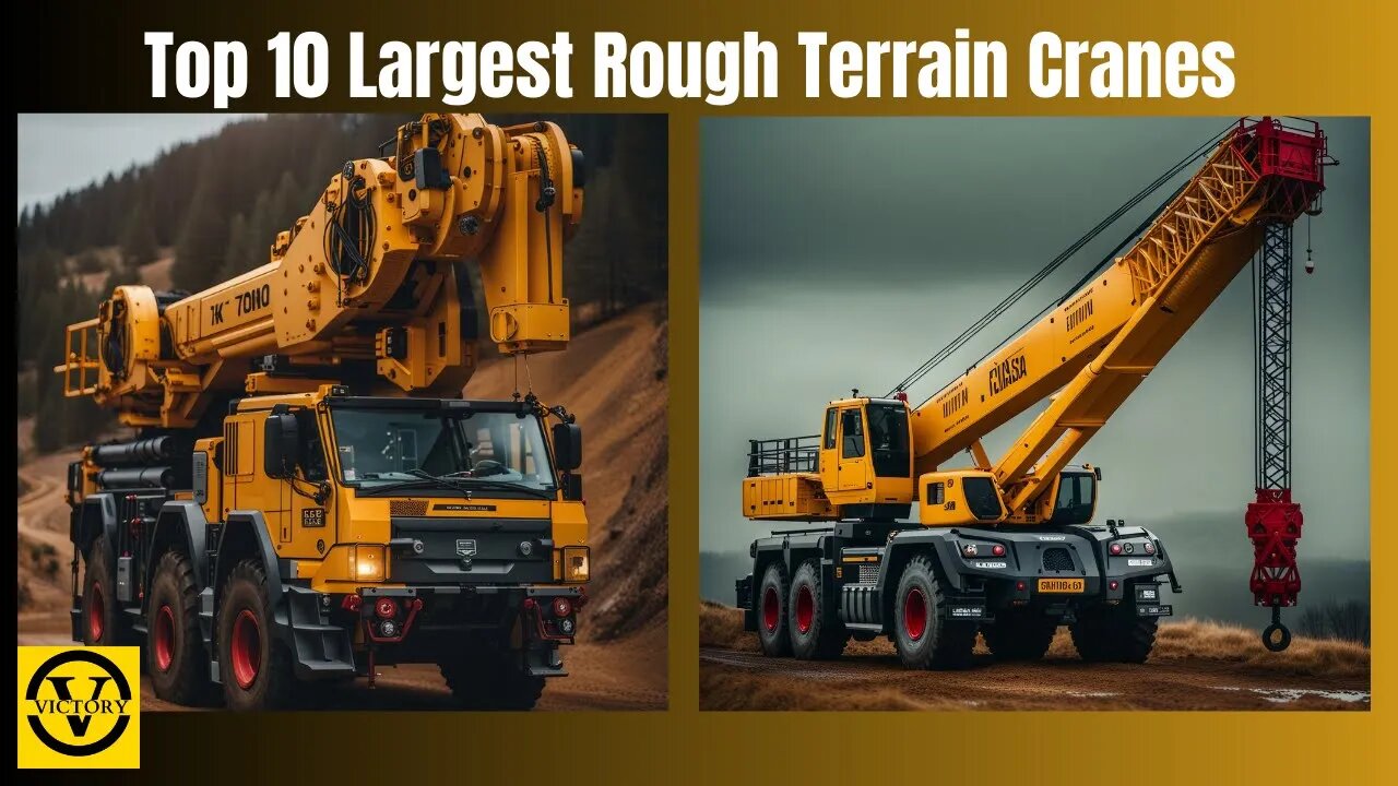 Top 10 Largest and Most Powerful Rough Terrain Cranes Worldwide - RT Cranes #HeavyDutyCranes