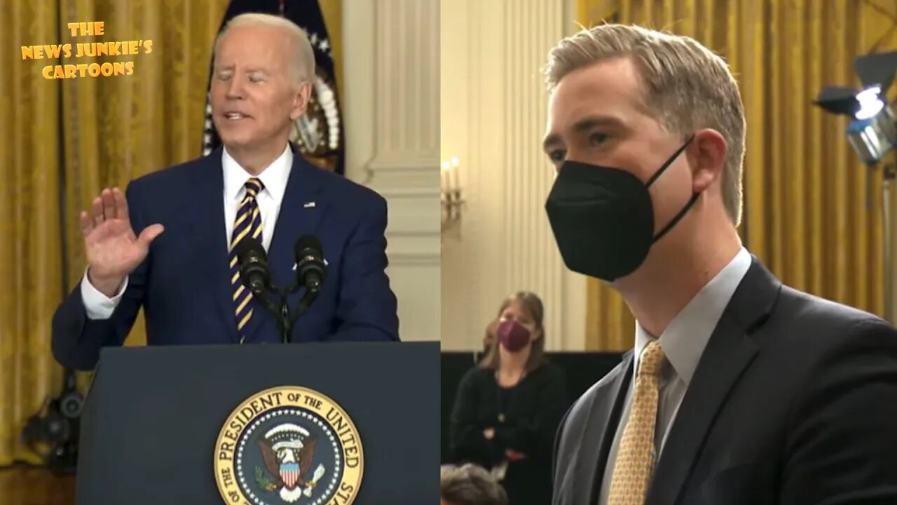 Fox News' Peter Doocy asks Biden why he is trying so hard to pull the country so far to the left.
