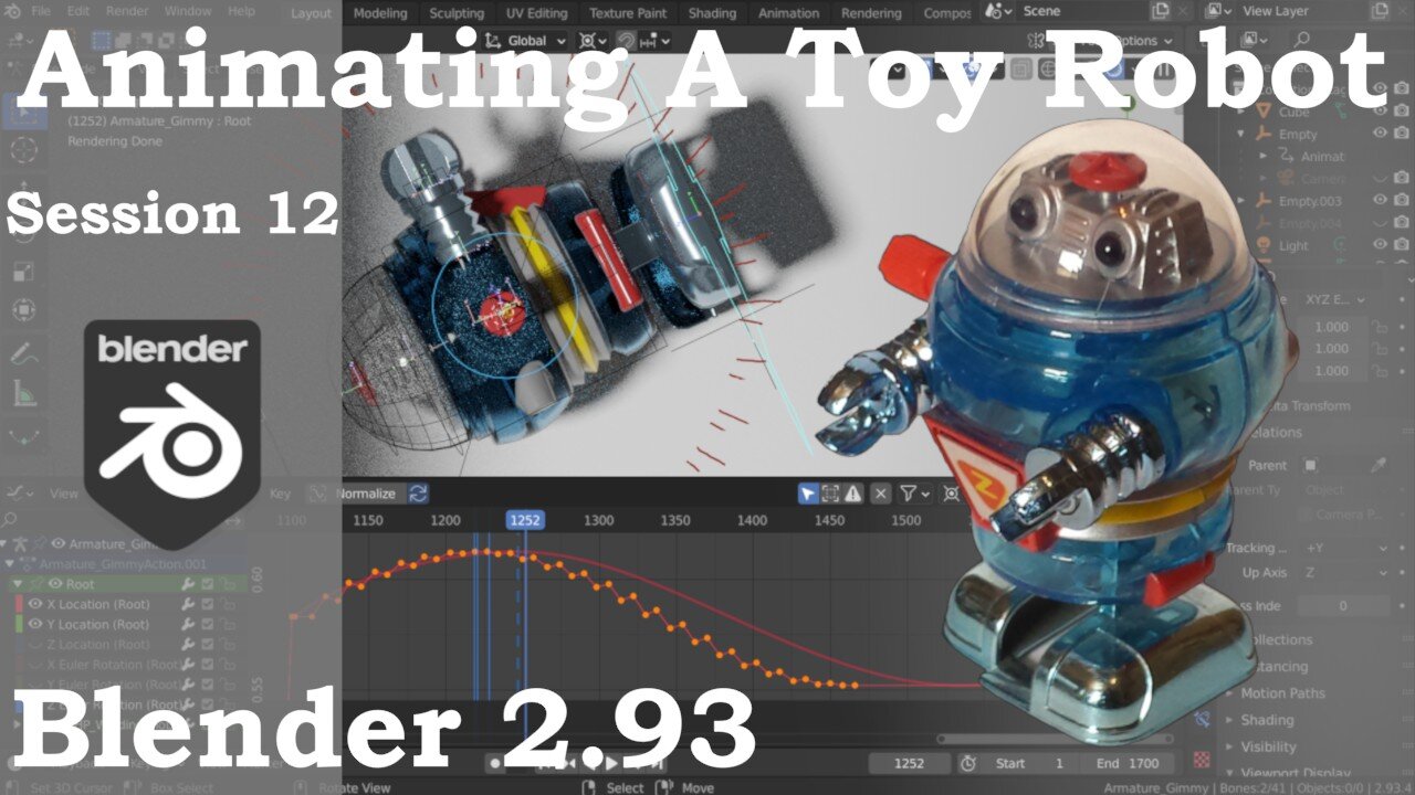 Animating A Toy Robot, Session 12