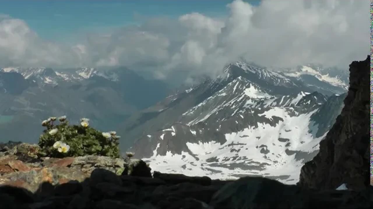 Alps; spectacular view at Sölden Gaislachkogl