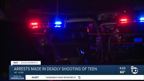 Arrests made in deadly shooting of teen