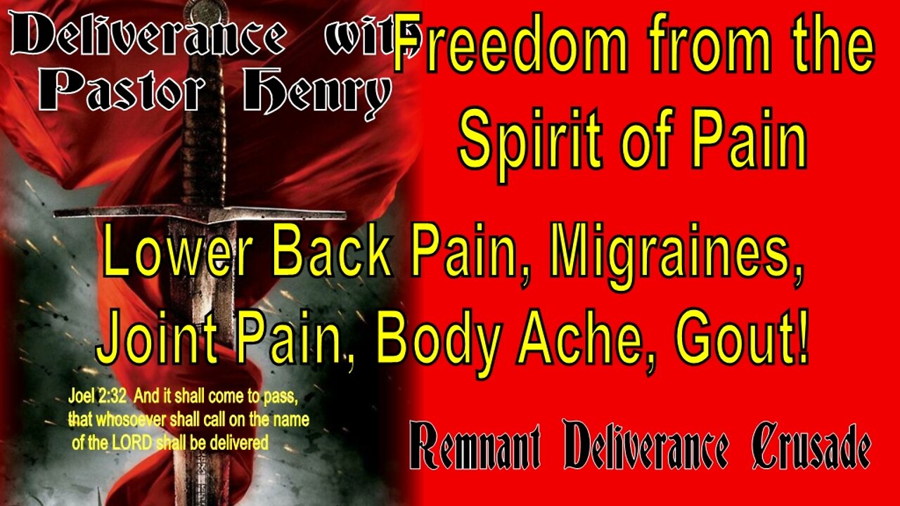 Freedom from the Spirit of Pain