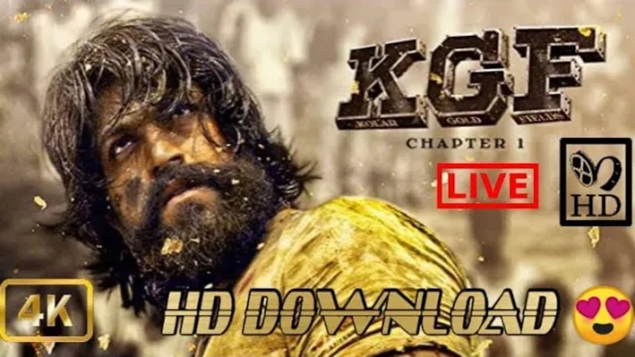 kgf chapter 1 movie download full hd || kgf download || movie download || k4f Yash