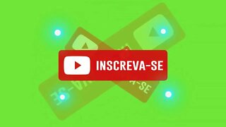 Chroma key botão inscreva-se green screen