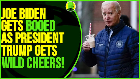 JOE BIDEN GETS BOOED AS TRUMP GETS OVERWHELMING CHEERS