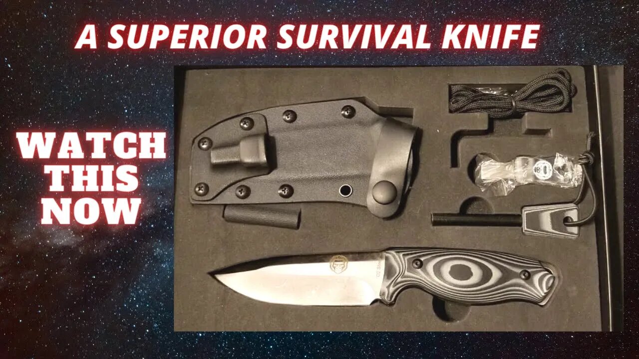 Holtzman's Gorilla Survival Knife Fire Kit